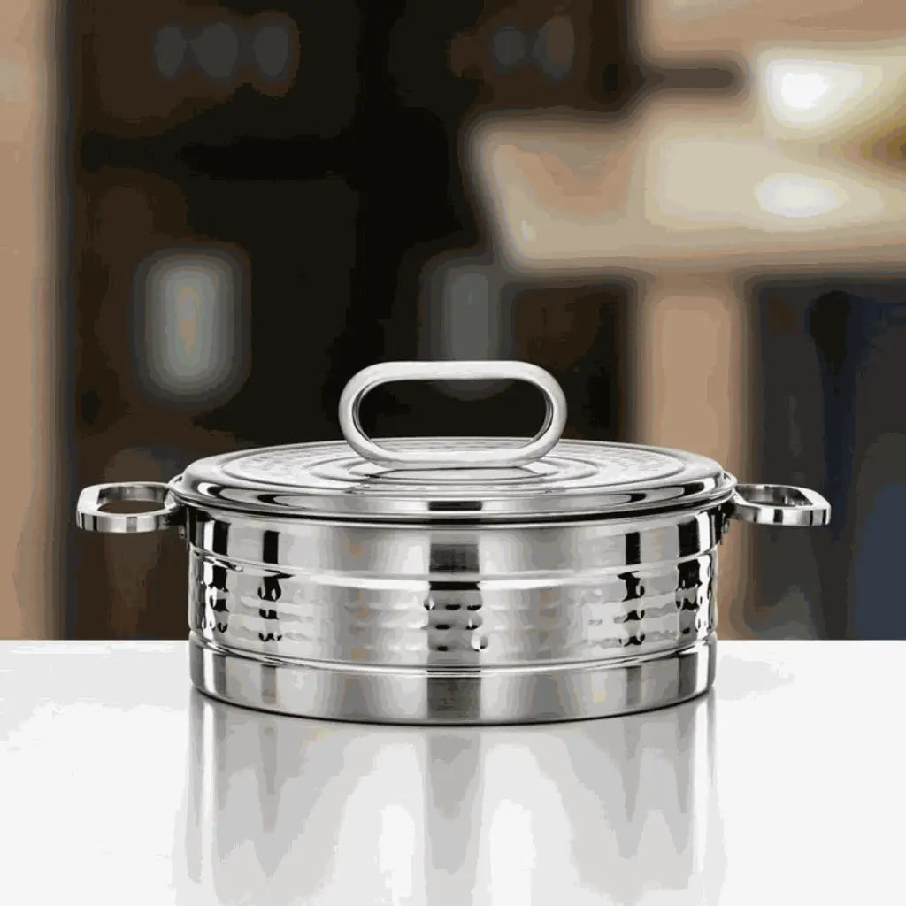 Stainless steel Diana Hot Pot 40 cm Silver.2.webp