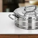 Stainless steel Diana Hot Pot 40 cm Silver.1.webp