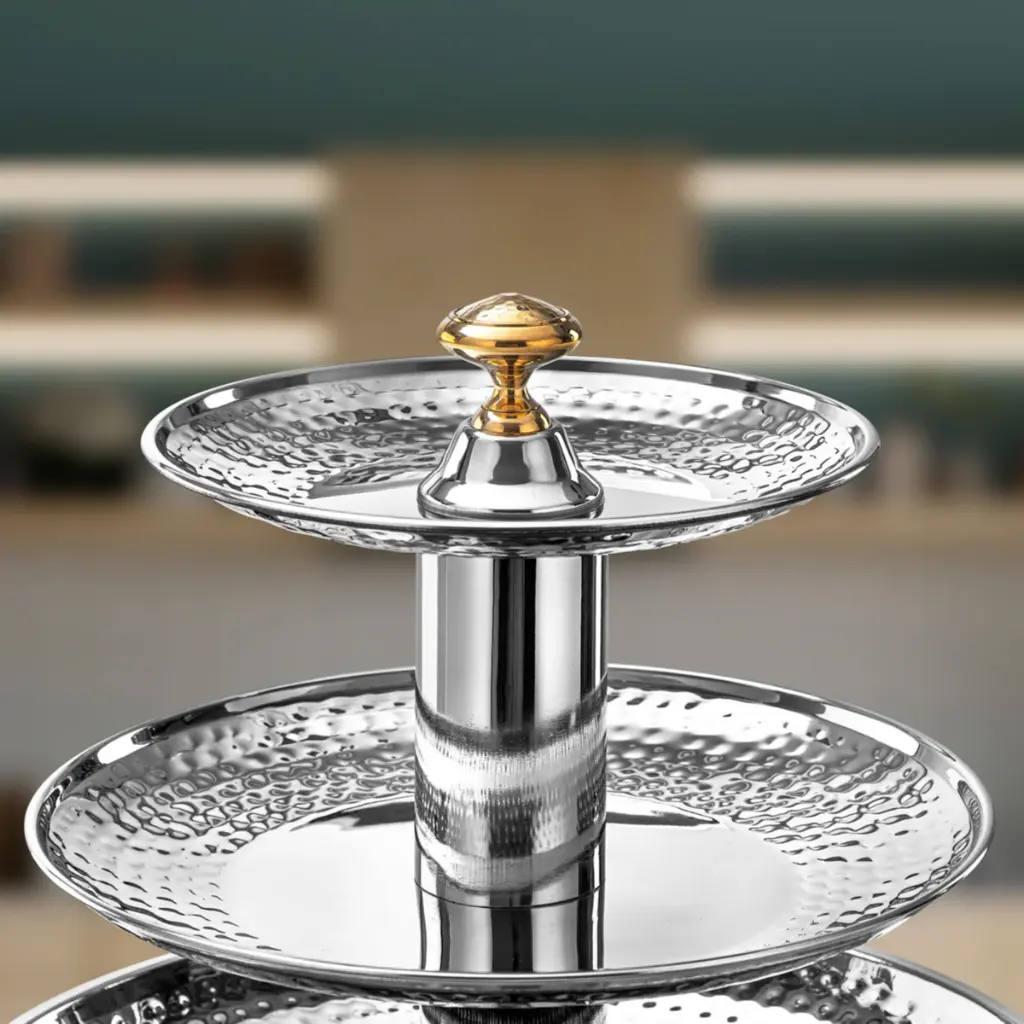 3 Tier Stainless Steel Sweet Stand Silver.2.webp