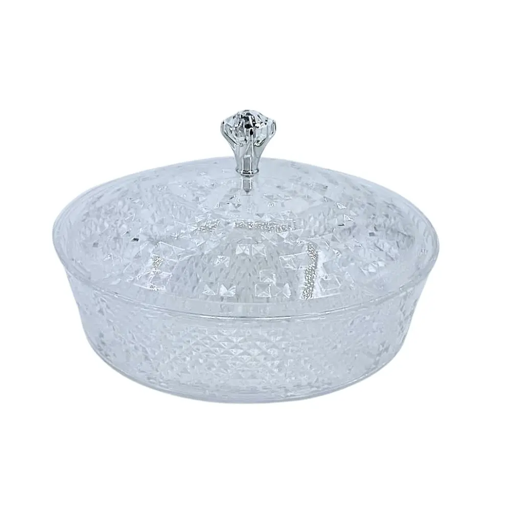 DELUXE CANDY BOX ROUND CLEAR (HY25-0098-22)