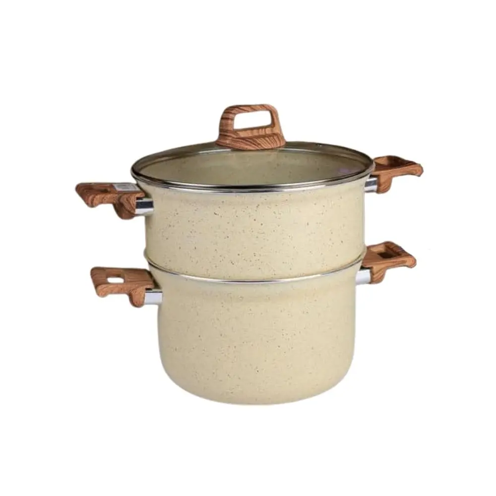 GRANITE 2 LAYER STEAMER POT 30CM STSPD30C 30 25
