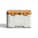 ICE COOLER BOX WHITEBROWN 50L