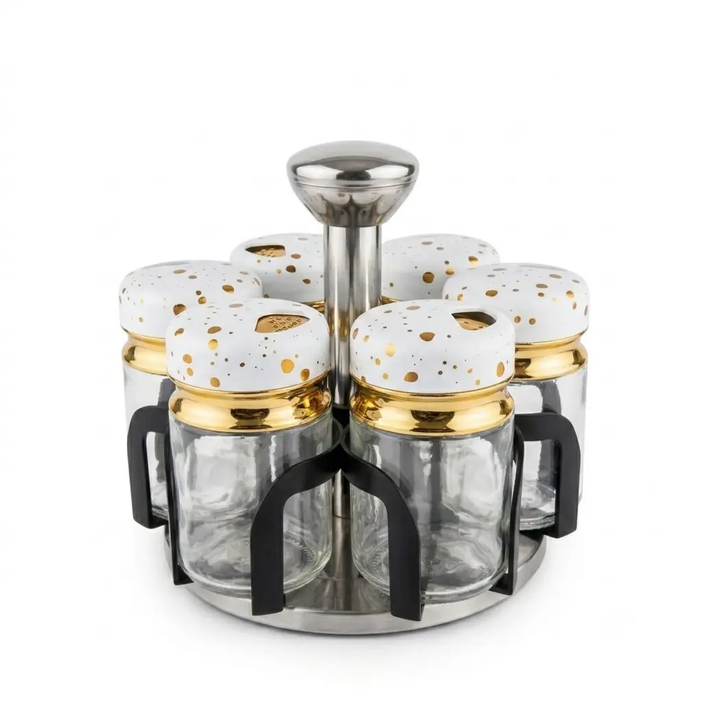 CONDIMENT 6PCS/SET  BLACK