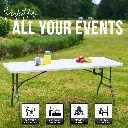 FOLDABLE TABLE 6FT EM-FH183-B