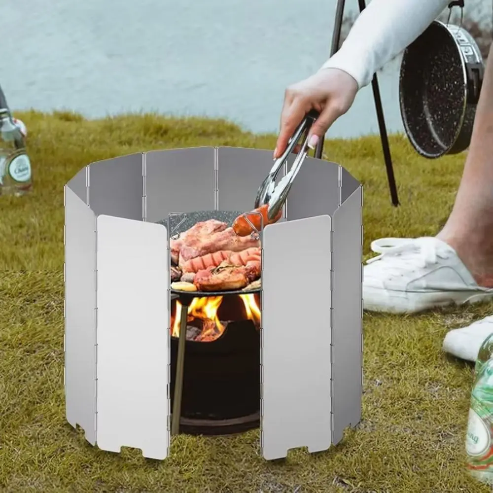 STOVE SCREEN 150*40CM 10 FOLD