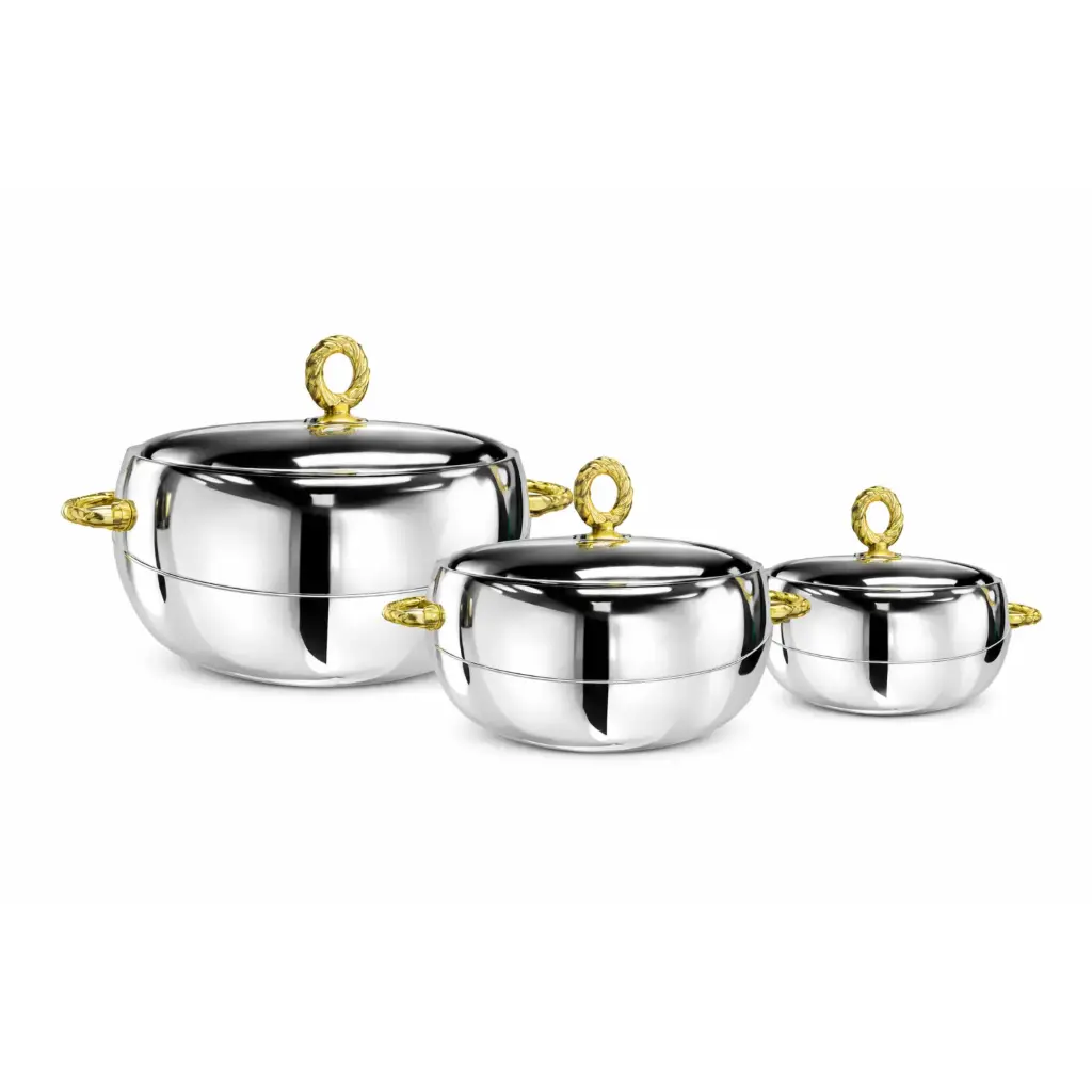 INSULATED CASEROLE SLIVER 3PCS/SET (1,2,3.5ML) JN2408