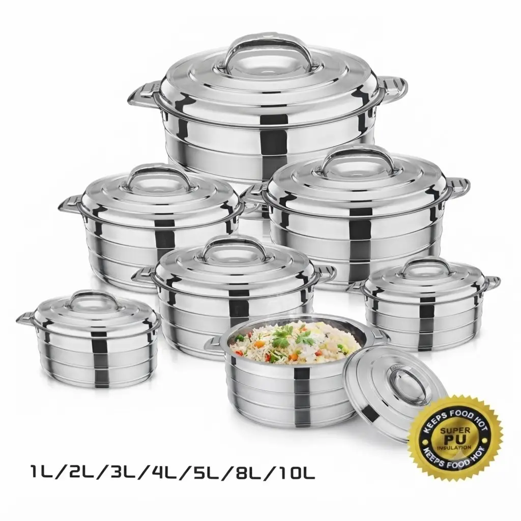 SS  HOT POT 7PCS/SET (1,2,3,4,5,8,10L) HY25-1119-11-6