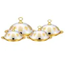 SS  TRAY  WITH COVER 42,48,52,58CM (4PCS/SET) HY25-1119-11-2