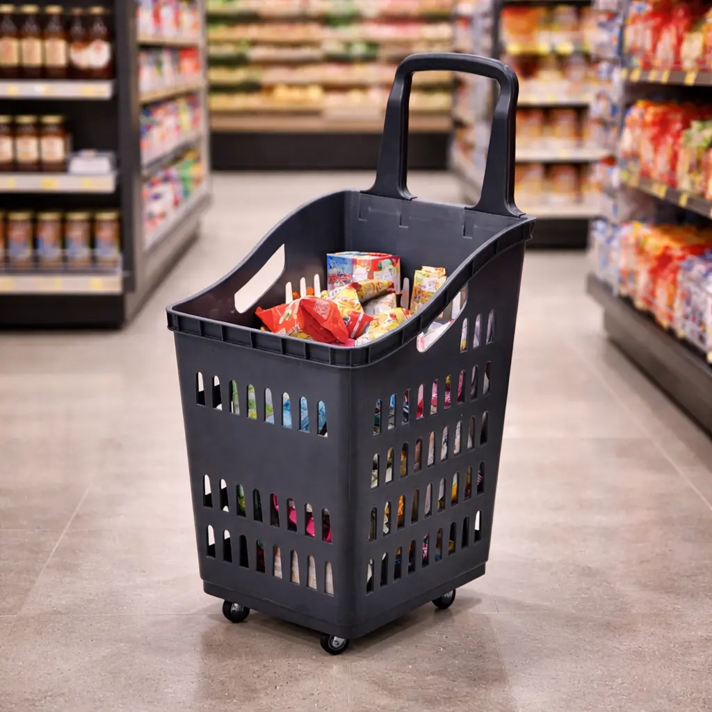 SHOPPING BASKET GREY 2.9KG