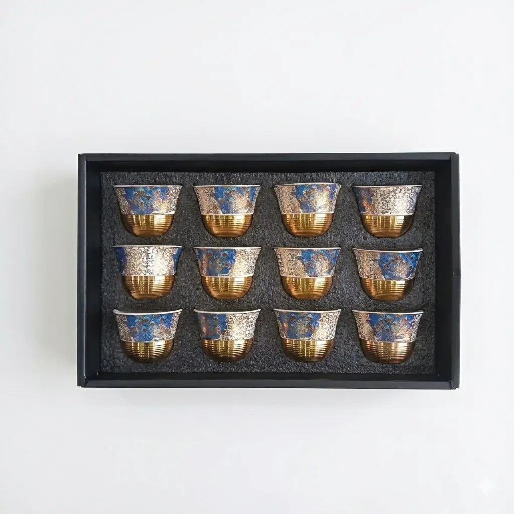 12 PCS CERAMIC COFFEE CUP SET IN:16067-2