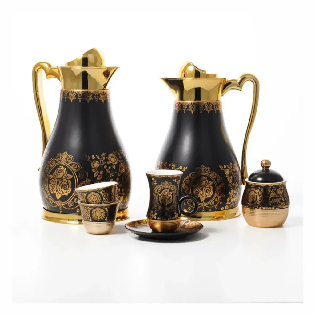 27PCS LUXURY ARABIC COFFEE & TEA SERVING SET IN:16067-11