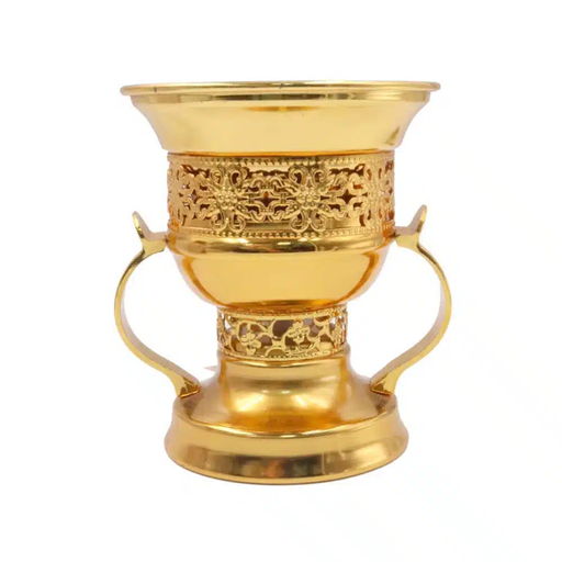 [6954250123207] Royal Gold Arabic Mabkhara – Premium Metallic Oud & Bukhoor Incense Burner