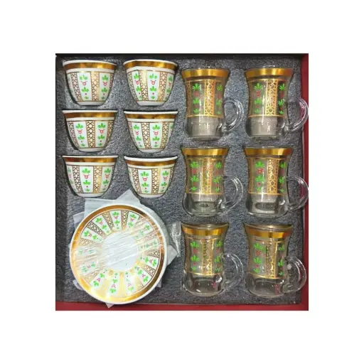 [7824051615029] COFFEE AND TEA CUP 18PCS/SET IN:16150-2
