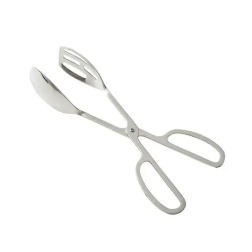 [6924111690858] SS FOOD CLAMP SCISSORS (KITCHEN TOOLS)