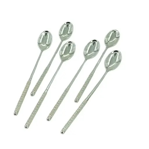 [6987362410460] TEA SPOON 6PCS/SET SLIVER(HY24-104-6)