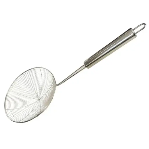[6974538340072] STAINLESS STEEL STRAINER SQUARE 14" NO-XL2107