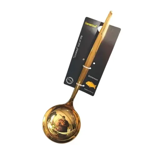 [7894016544176] STAINLESS STEEL SPOON GOLD 78G
