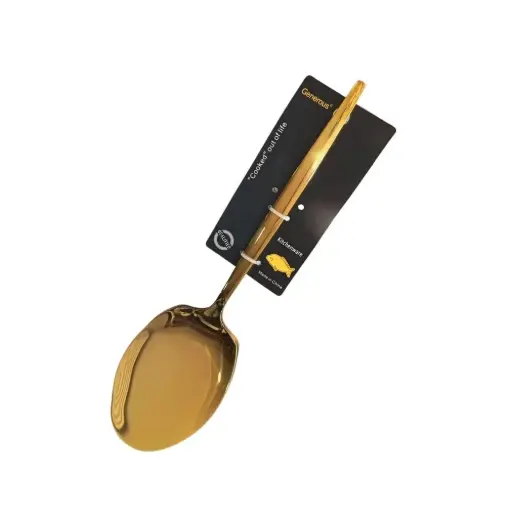 [7894016544145] STAINLESS STEEL SPOON GOLD 91G