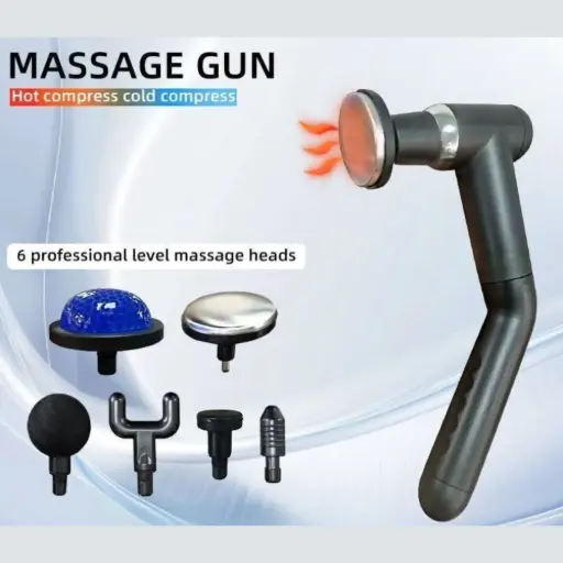 [6959872369859] MDHL MD-XY18 Heated Massage Gun – 6-Speed Deep Tissue Percussion