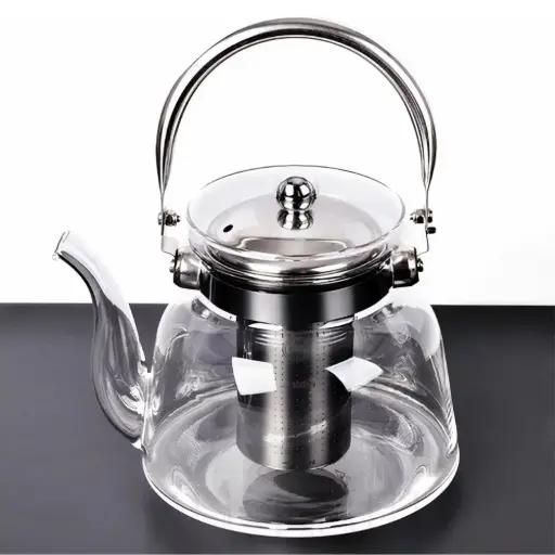 [6971405895130] GLASS TEAPOT 2600ML