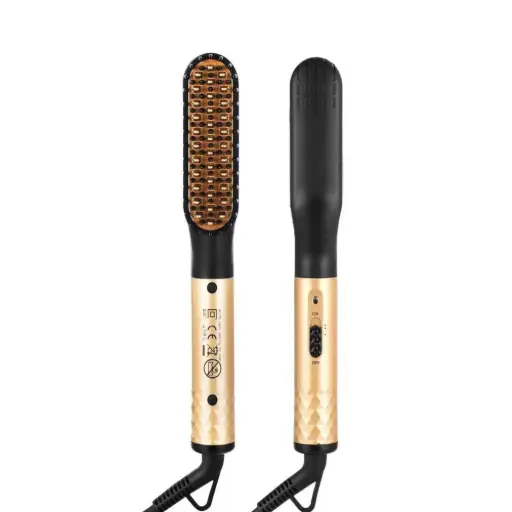 [6987512021201] MEN HAIR STRAIGHTENING HAIR BRUSH