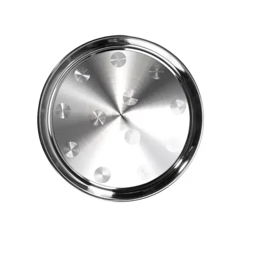 [6956341613192] SS ROUND PLATE 90CM