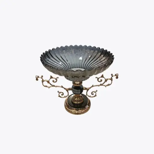 [6820230017692] ORNAMENTAL FRUIT AND SWEET PLATE GOLDEN 207637