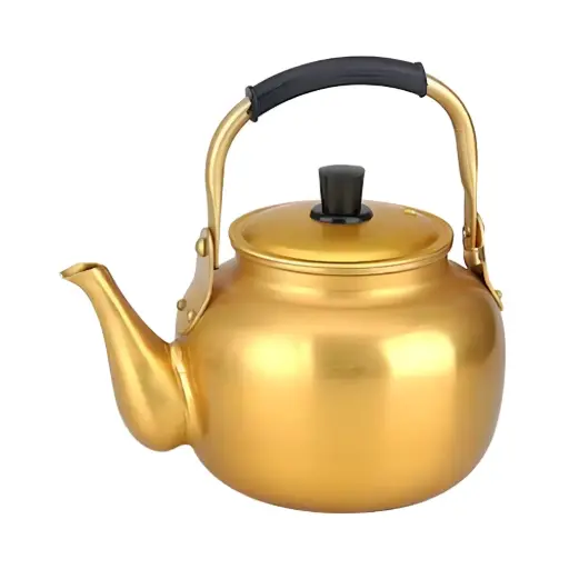 [9735973697372] KETTLE 1.5L ALUMINIUM YELLOW134G
