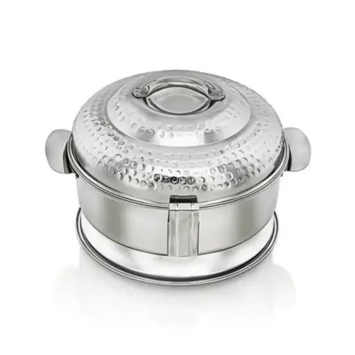 [3757602926197] Dhiyafa Collection Stainless Steel Hot Pot – 70cm (Silver)