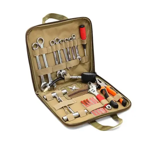 [8000000000015] CAMPING BAG WITH TOOLS 25*27*3CM