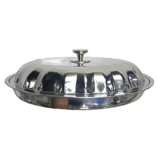 [6958000000145] SS TRAY WITH COVER AG-52CM