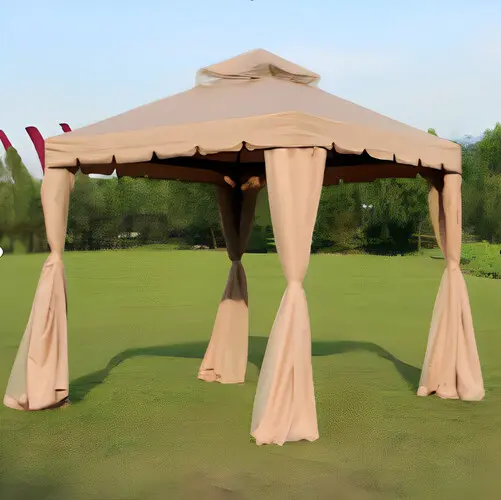 [18-TENT-3X3] TENT 3X3 MTR KHAKI COLOR