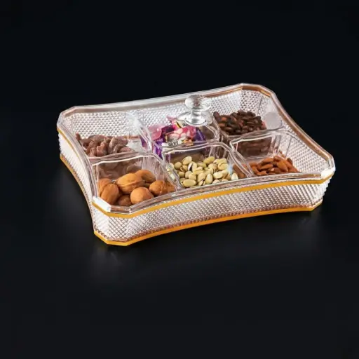 [6953796266300] DELUXE CANDY BOX WITH 6BOWL TG 6630VT