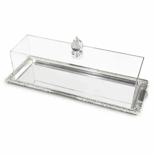 [ZS668CS-2] CAKE TRAY WITH LID  17*15*10CM ZS668CS-2