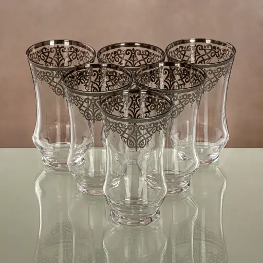 [2000080042103] WATER CUP 6PCS SET 1152B-YCS-SIL