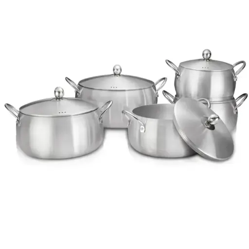 [6948210068103] ALUMINUIM POT 10 PCS SET IN:19433