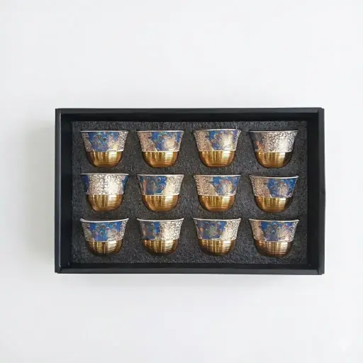 [6970016067028] 12 PCS CERAMIC COFFEE CUP SET IN:16067-2