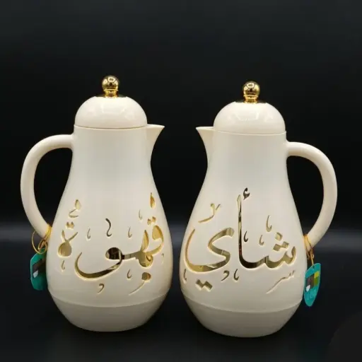 [6989982199978] VACUUM JUG  FLASK 1.0L CREAM EJSHE IN:HY260018-1