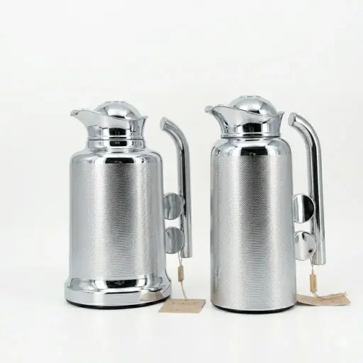 [6900250825023] VACUUM FLASK SLIVER  1L + 0.7L 2PCS/SET YBIAN IN:HY260018-12